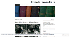 Desktop Screenshot of gerardofernandezfe.com