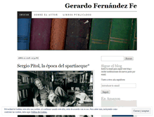 Tablet Screenshot of gerardofernandezfe.com